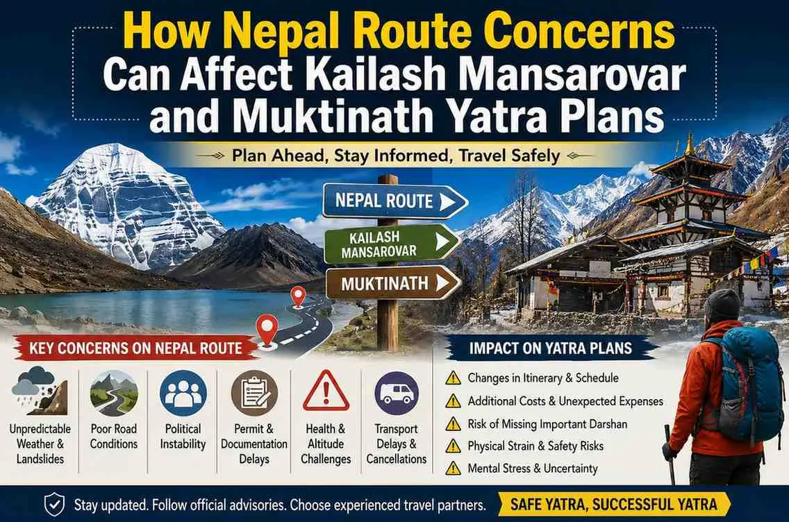 How Nepal Route Concerns Can Affect Kailash Mansarovar and Muktinath Yatra Plans