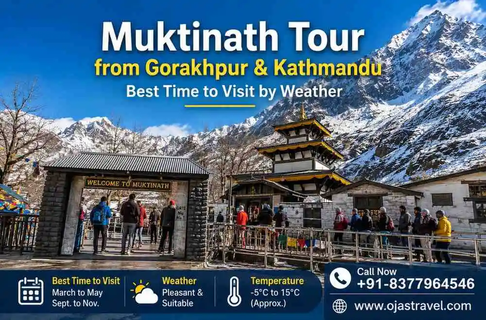 Muktinath Tour from Gorakhpur & Kathmandu: Best Time to Visit by Weather