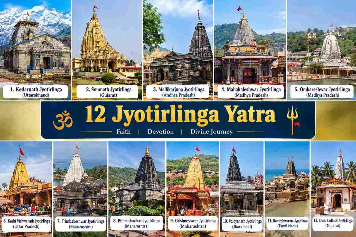 12 Jyotirlinga Yatra: Complete Route, Itinerary, Cost & Travel Guide