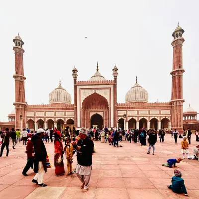 Jama Masjid: One of the largest mosques in India.