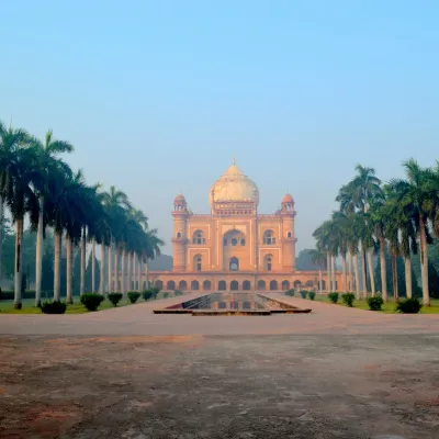 Lodhi Gardens:A peaceful escape with ancient tombs and lush greenery.