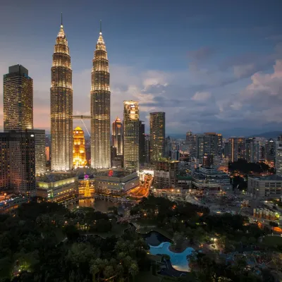 Kuala Lumpur – Famous for the Petronas Twin Towers, Batu Caves, and vibrant shopping and food scenes.