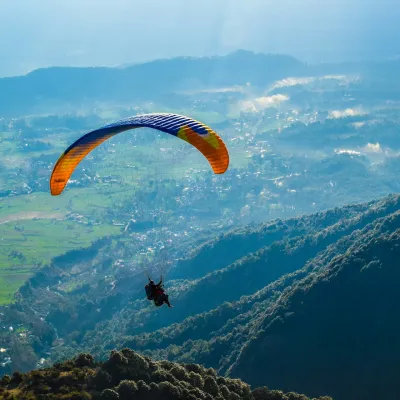 Bir Billing : Paragliding capital of India.